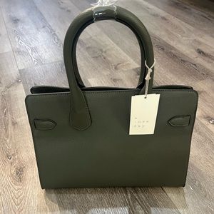 Brand New Never Used a new day Green Structured Tote Bag